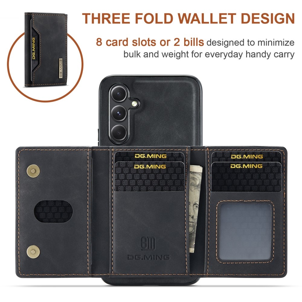 Magnetic Card Slot Case Samsung Galaxy A54 Black