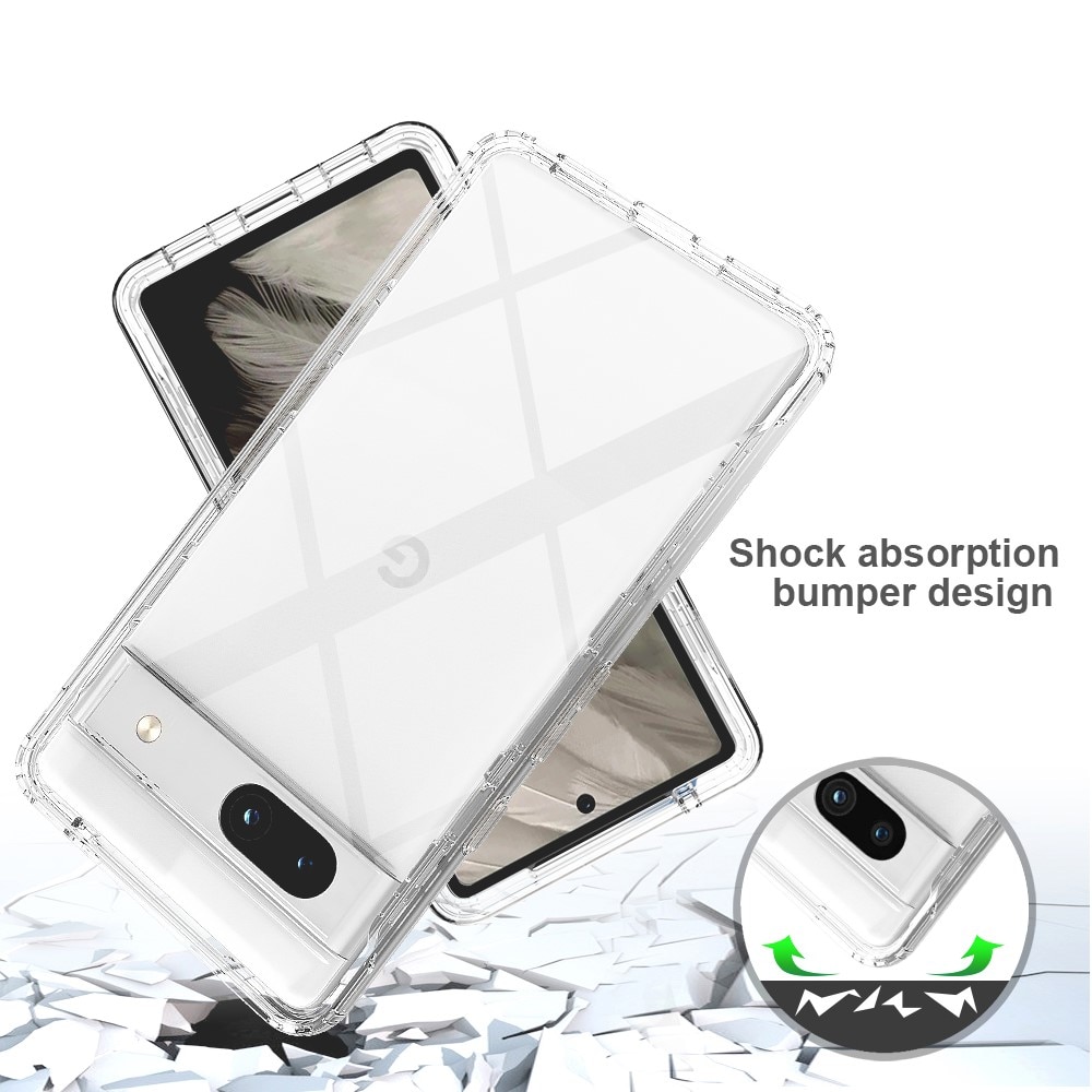 Full Protection Case Google Pixel 7a transparent