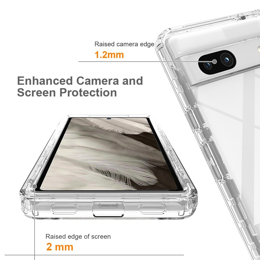 Full Protection Case Google Pixel 7a transparent