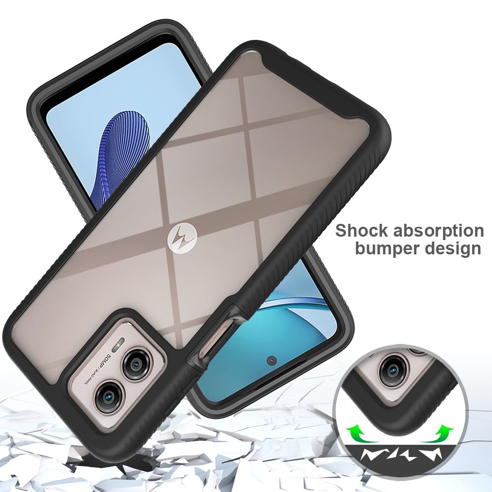 Full Protection Case Motorola Moto G53 svart