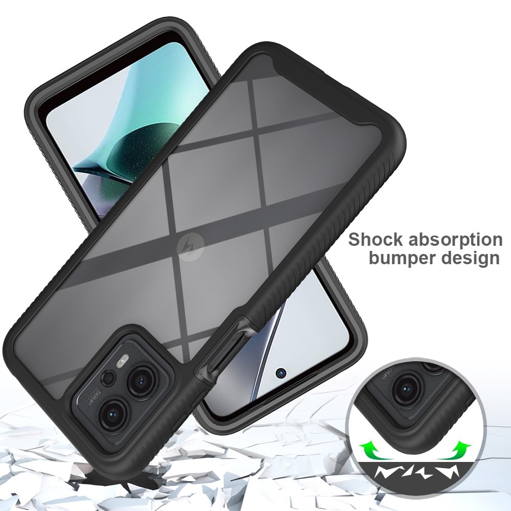 Full Protection Case Motorola Moto G23 svart