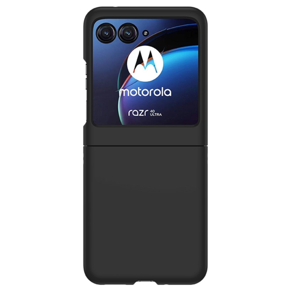 Hårdskal Gummerat Motorola Razr 40 Ultra svart