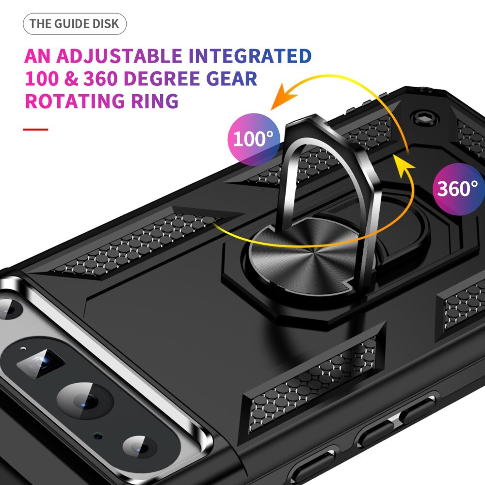 Hybridskal Tech Ring Google Pixel 8 Pro svart