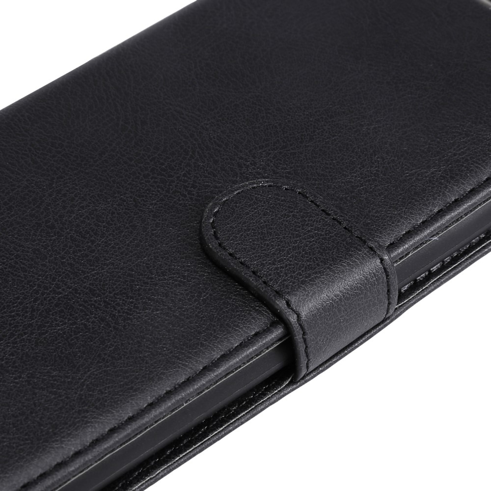 Plånboksfodral iPhone 15 Pro svart