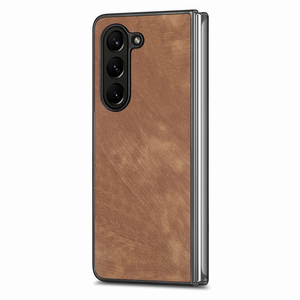 Läderskal Samsung Galaxy Z Fold 5 brun