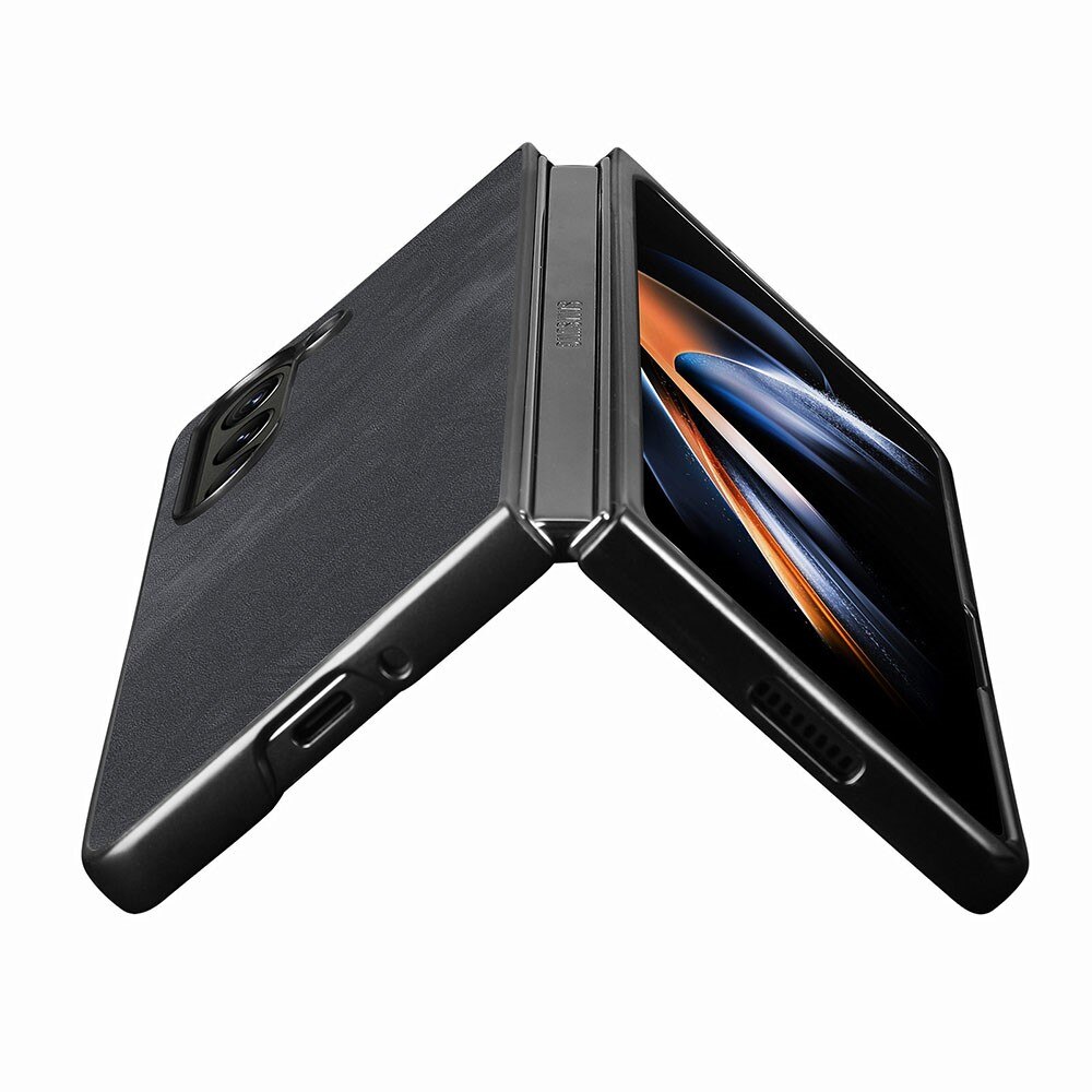 Läderskal Samsung Galaxy Z Fold 5 svart