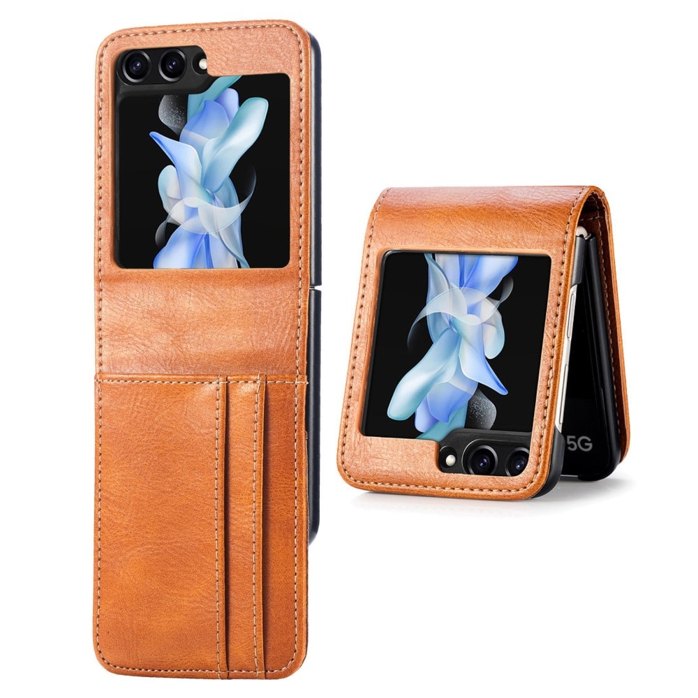 Mobilfodral Samsung Galaxy Z Flip 6 cognac