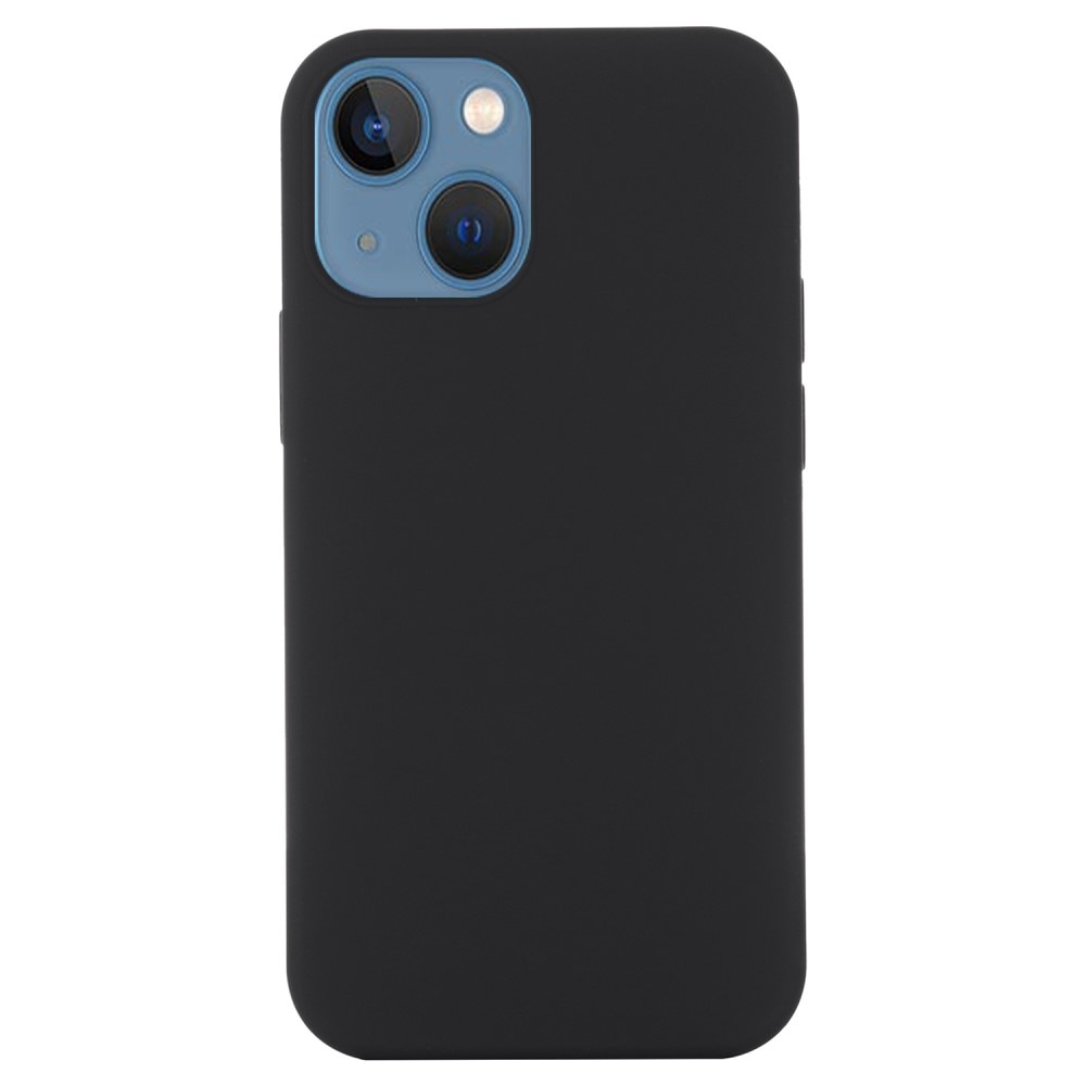 Silikonskal MagSafe iPhone 15 Plus svart