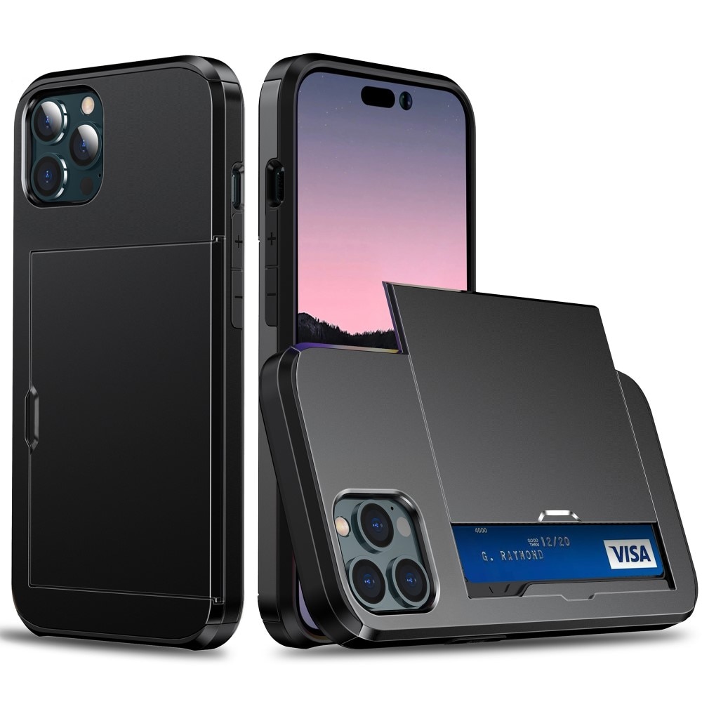 Skal Kortfack iPhone 15 Pro Svart
