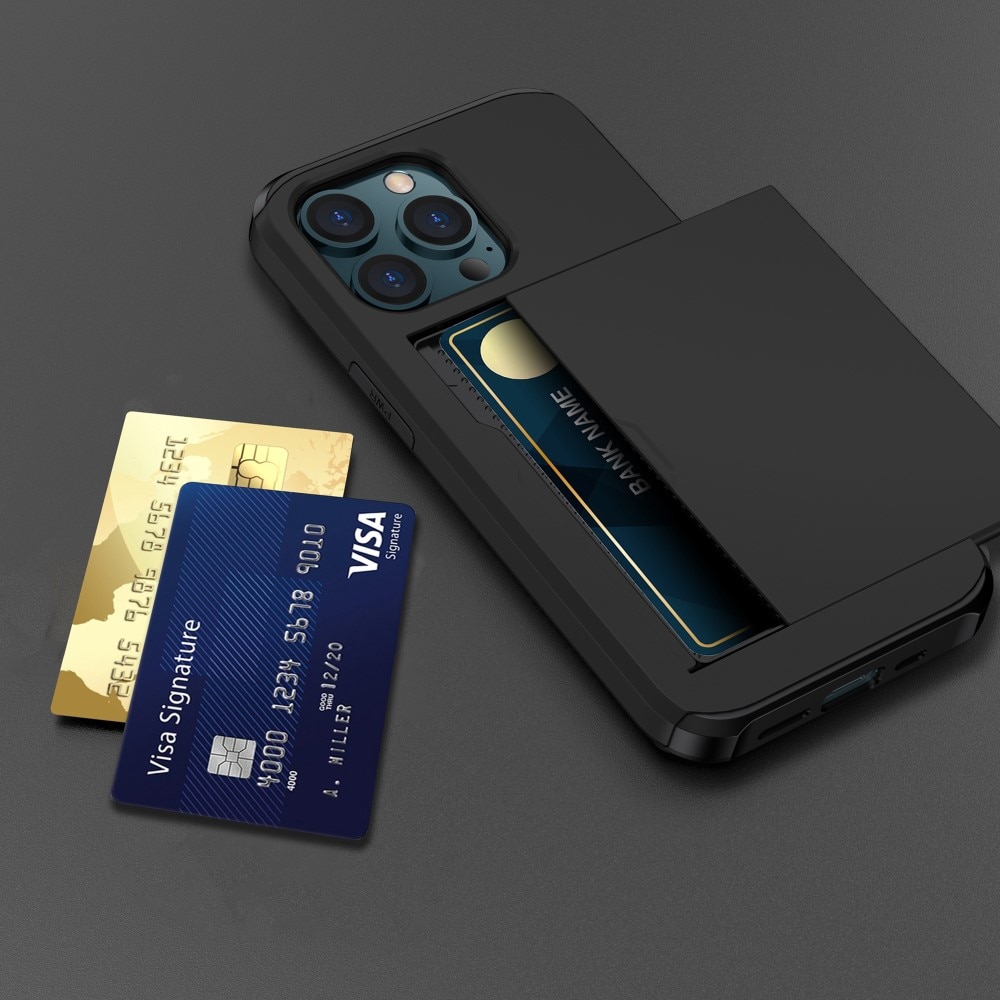 Skal Kortfack iPhone 15 Pro Svart