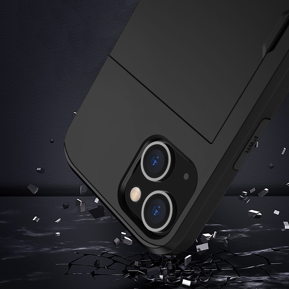 Skal Kortfack iPhone 15 Svart