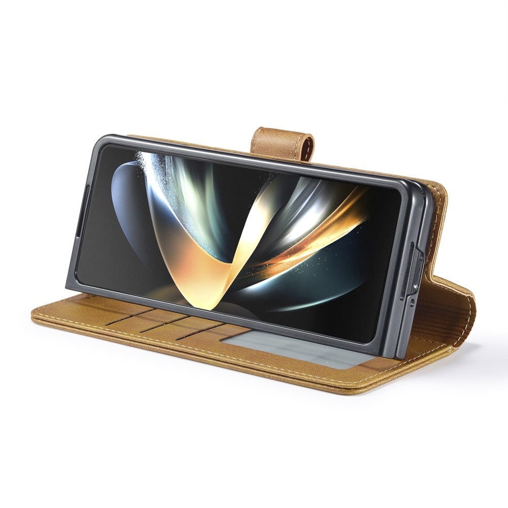Plånboksfodral Samsung Galaxy Z Fold 5 cognac