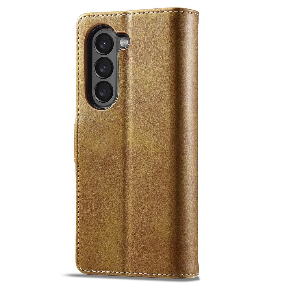 Plånboksfodral Samsung Galaxy Z Fold 5 cognac