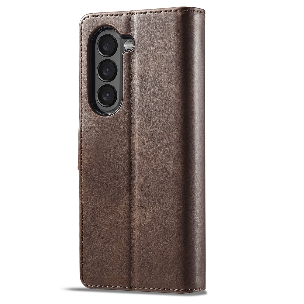 Plånboksfodral Samsung Galaxy Z Fold 5 brun
