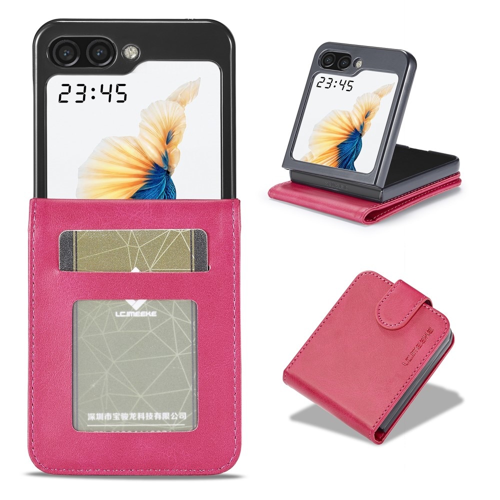 Plånboksfodral Samsung Galaxy Z Flip 5 rosa