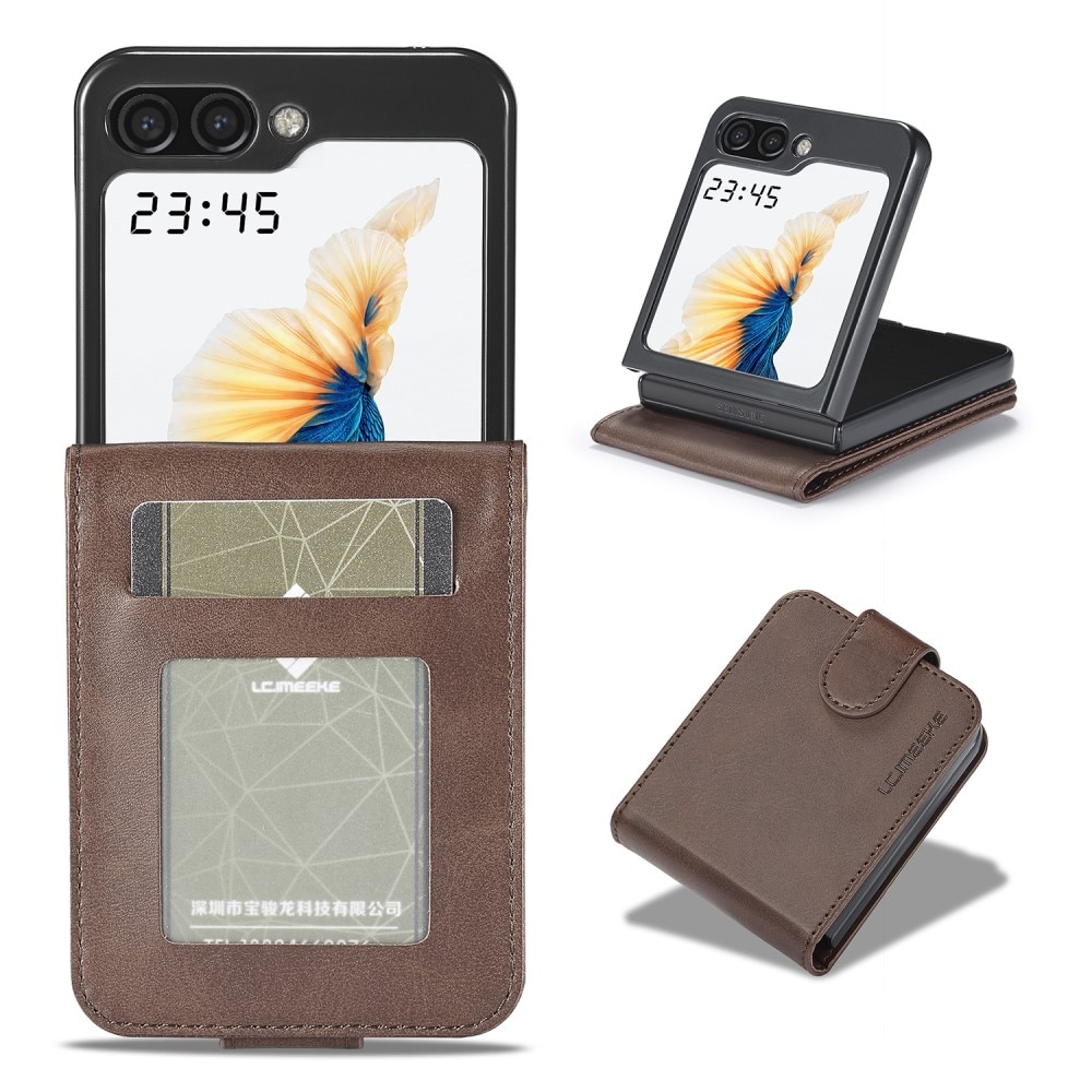 Plånboksfodral Samsung Galaxy Z Flip 5 brun