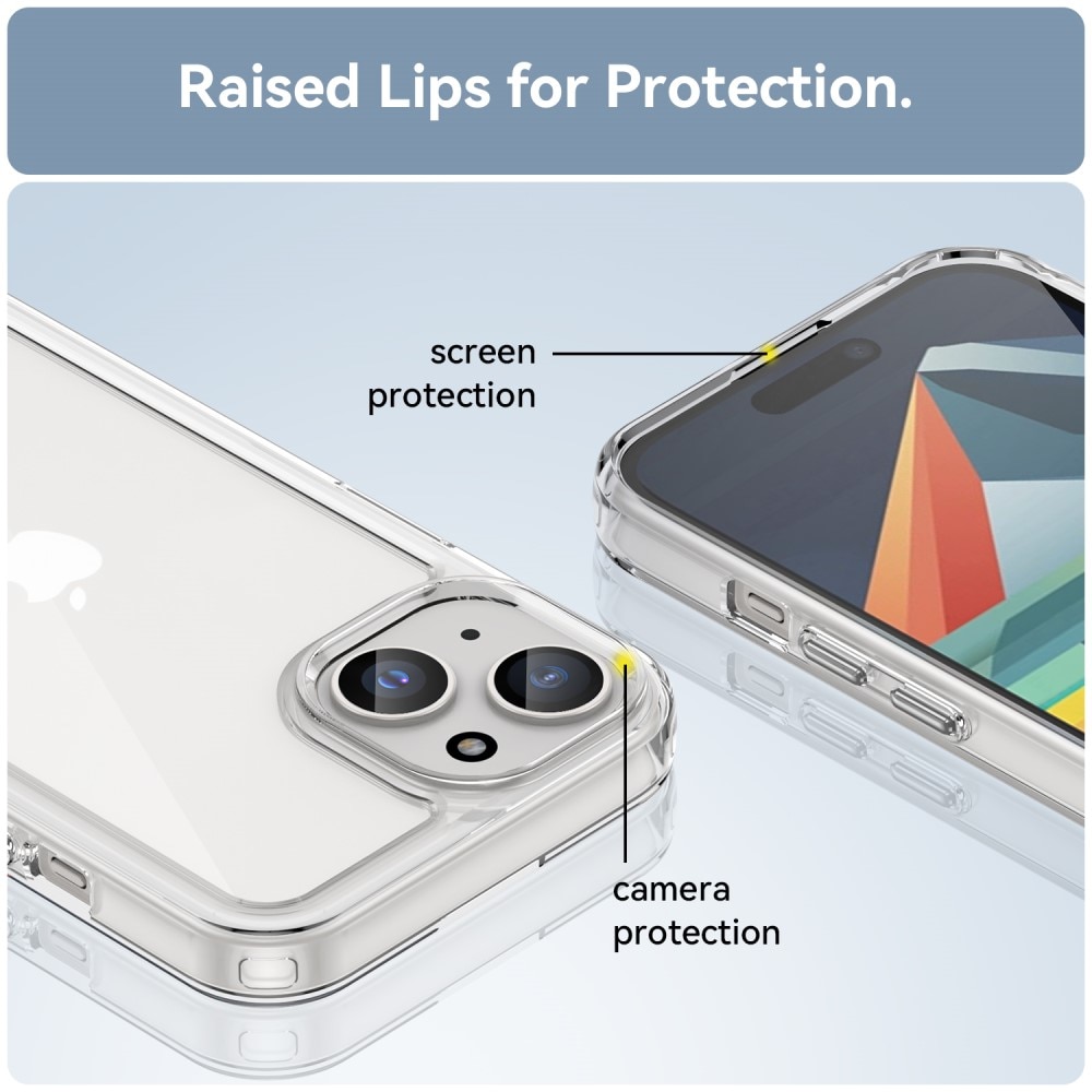 Crystal Hybrid Case iPhone 15 Plus transparent