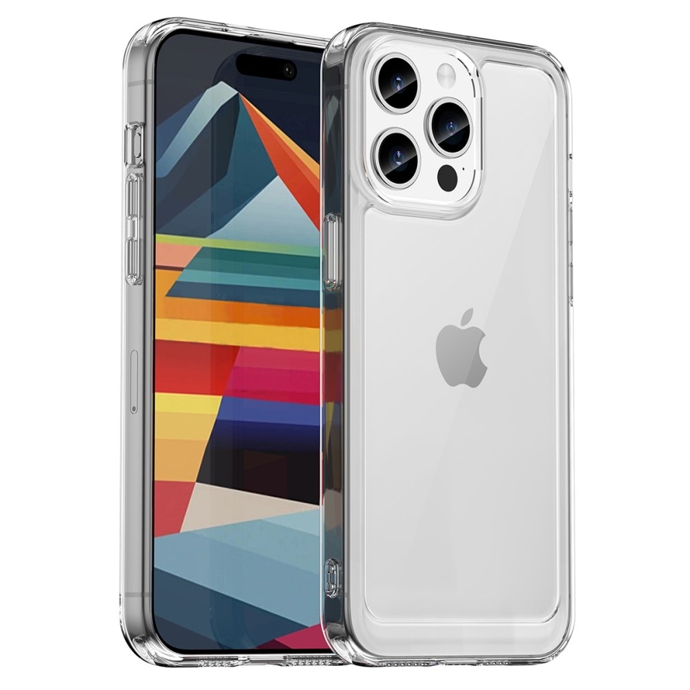 Hybridskal iPhone 16 Pro transparent