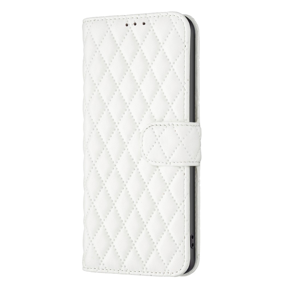 PlånboksfodraliPhone 15 Quilted vit