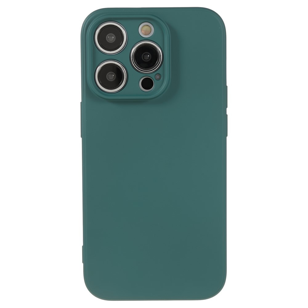Stöttåligt Skal TPU iPhone 15 Pro Max mörkgrön