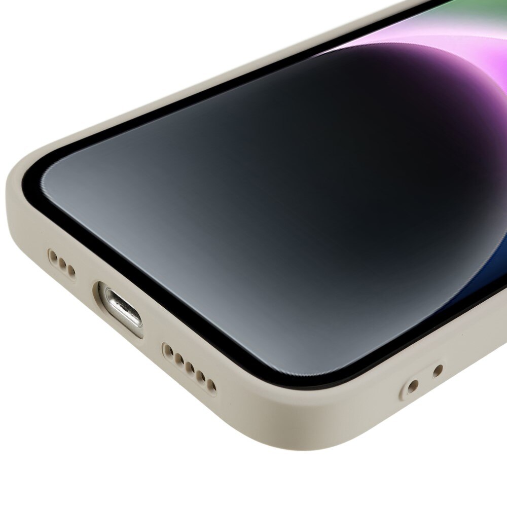 Stöttåligt Skal TPU iPhone 15 Plus Beige