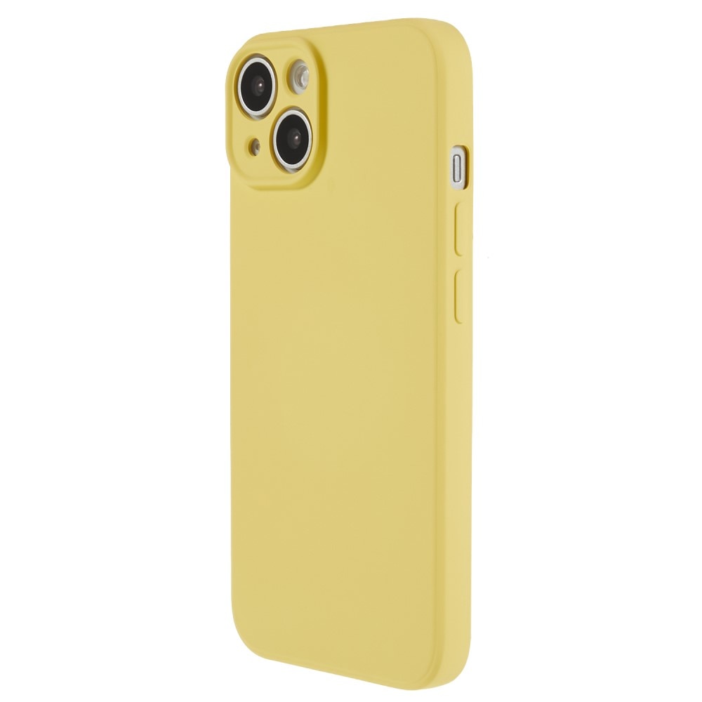 Stöttåligt Skal TPU iPhone 15 gul