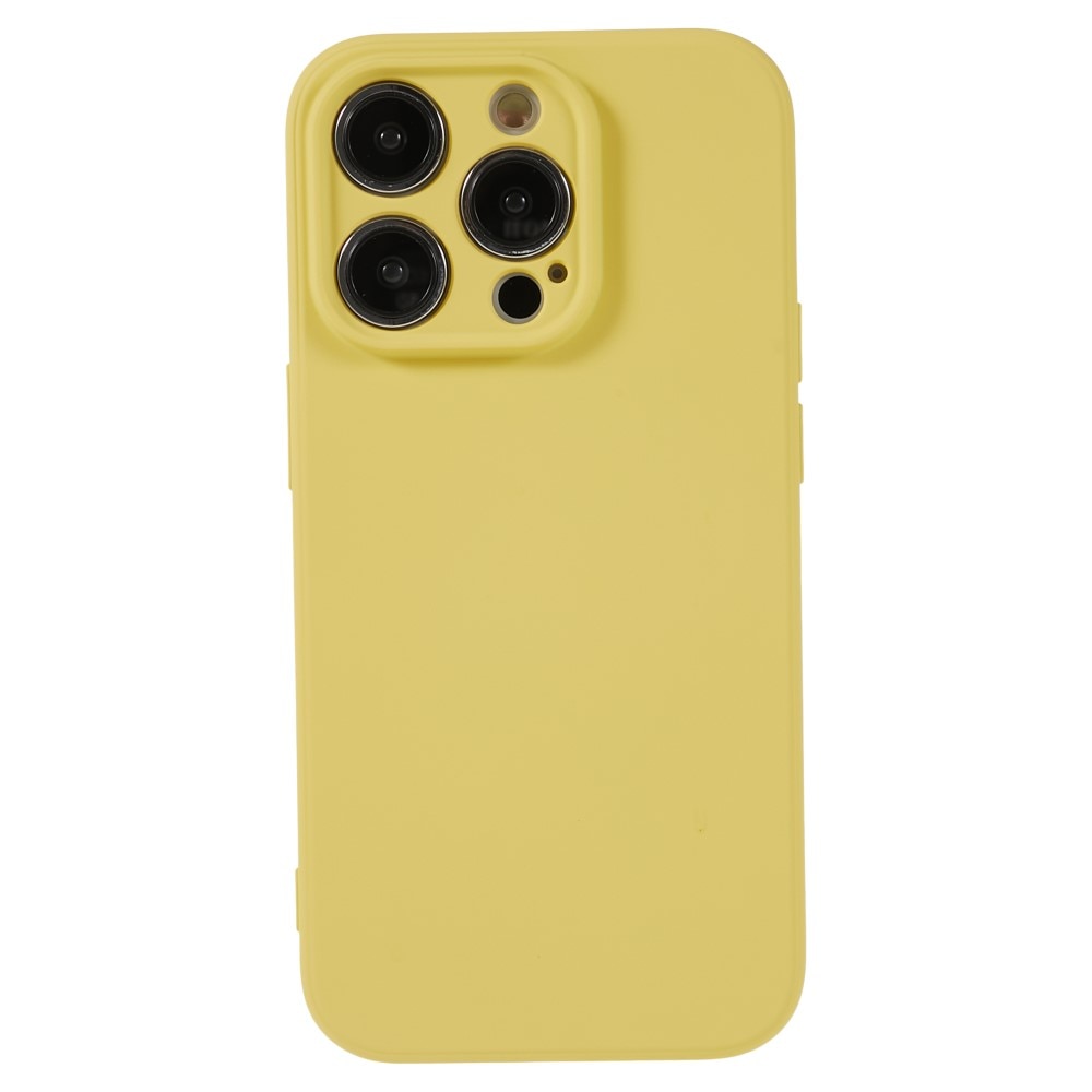 Stöttåligt Skal TPU iPhone 15 Pro gul