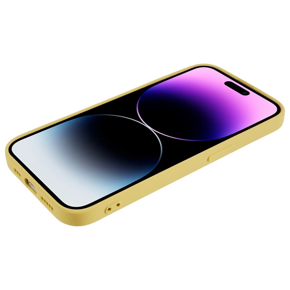Stöttåligt Skal TPU iPhone 15 Pro gul