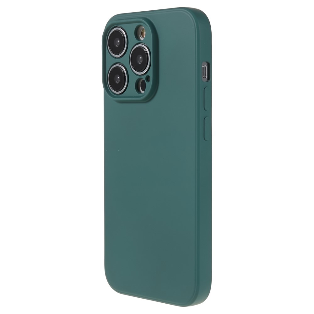 Stöttåligt Skal TPU iPhone 15 Pro mörkgrön