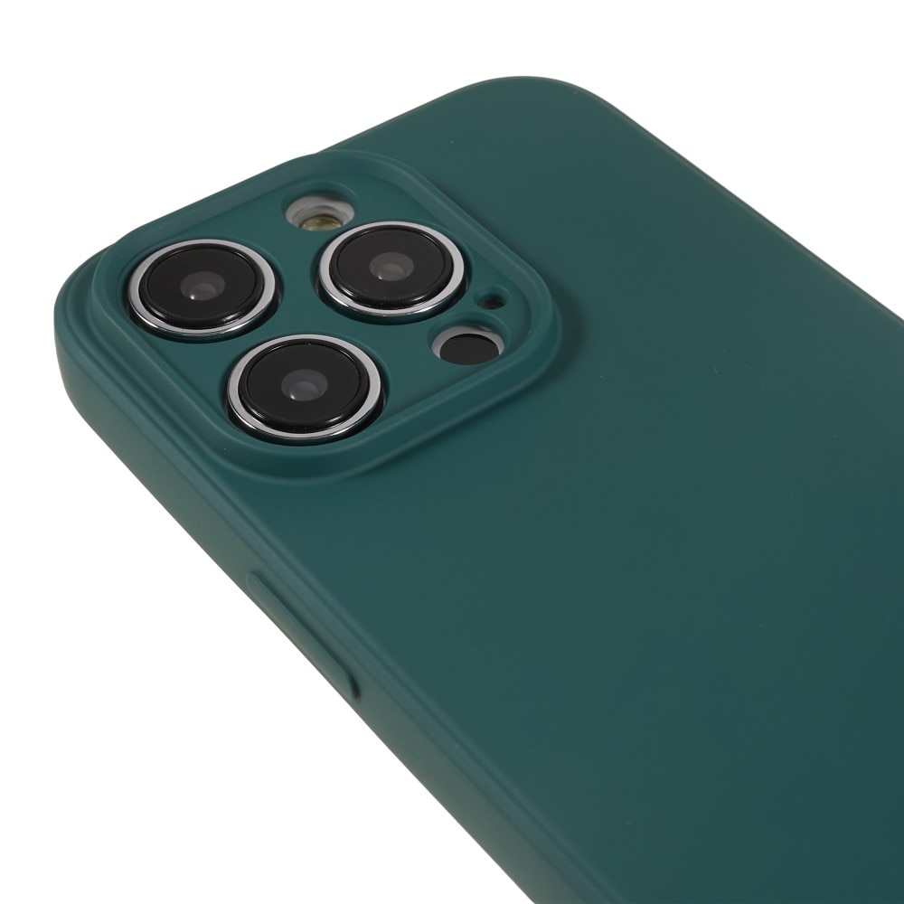 Stöttåligt Skal TPU iPhone 15 Pro mörkgrön