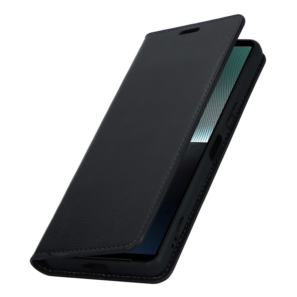 Mobilfodral Äkta Läder Sony Xperia 1 V svart