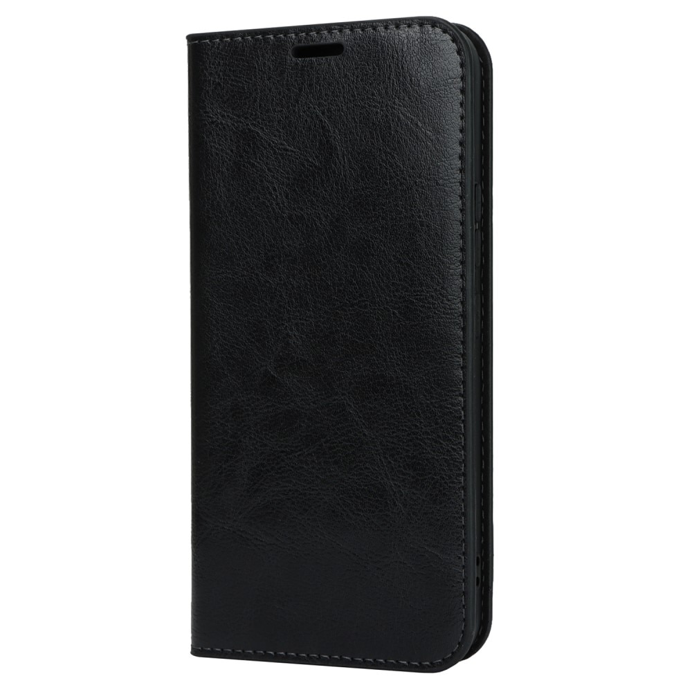 Mobilfodral Äkta Läder Samsung Galaxy A54 svart