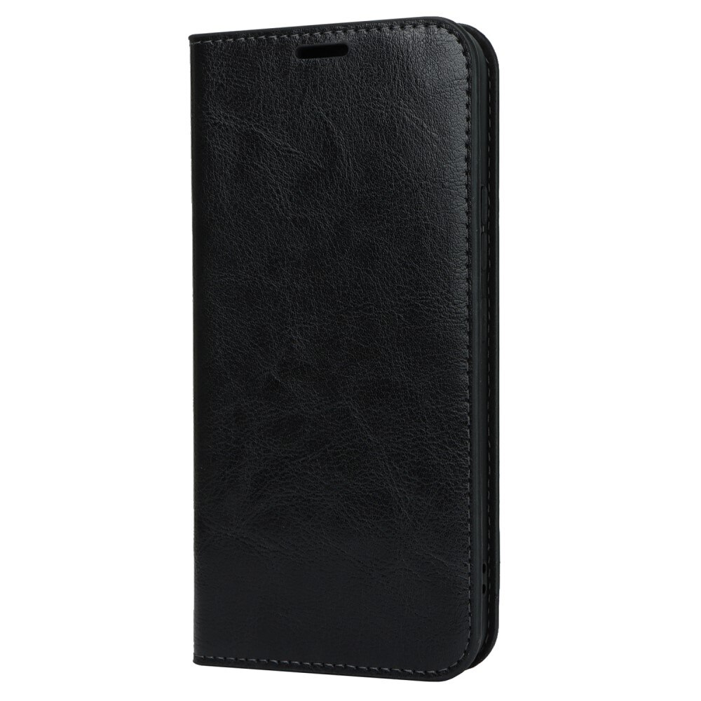 Mobilfodral Äkta Läder Samsung Galaxy A54 Svart
