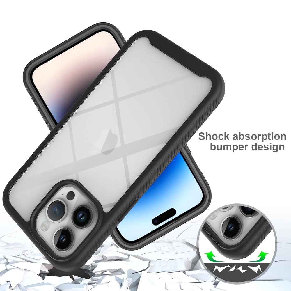 Full Protection Case iPhone 15 Pro Max svart
