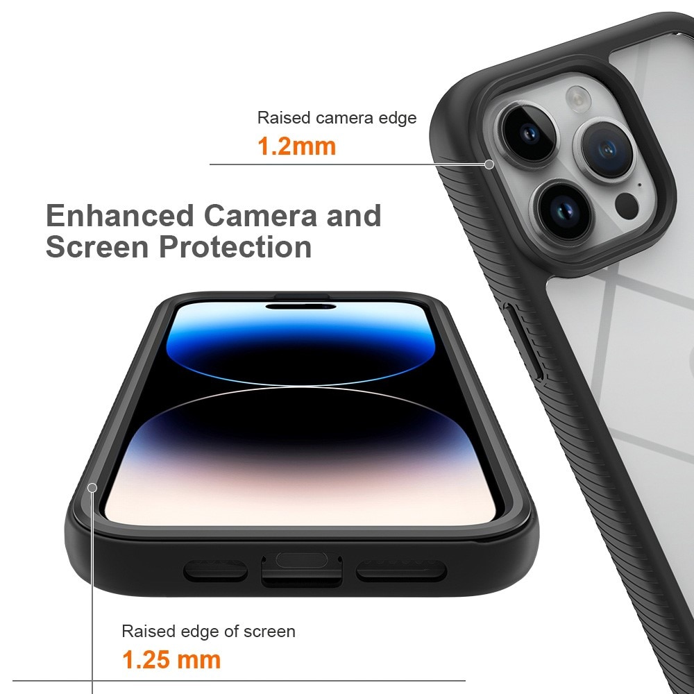 Full Protection Case iPhone 15 Pro Max svart