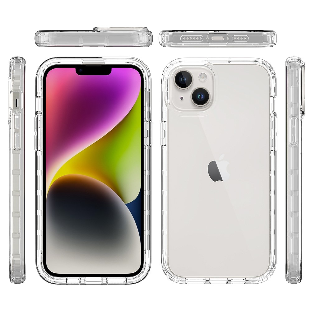 Full Cover Skal iPhone 15 Plus transparent