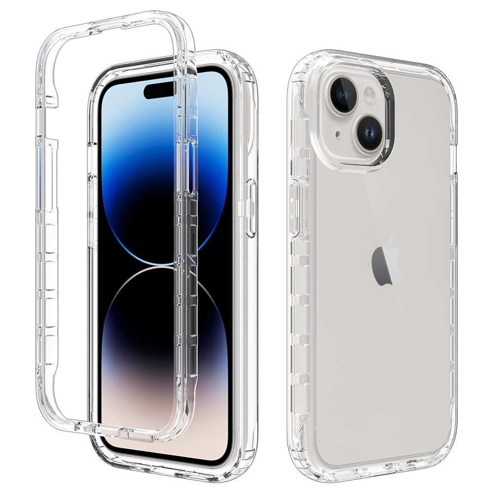 Full Cover Skal iPhone 15 transparent