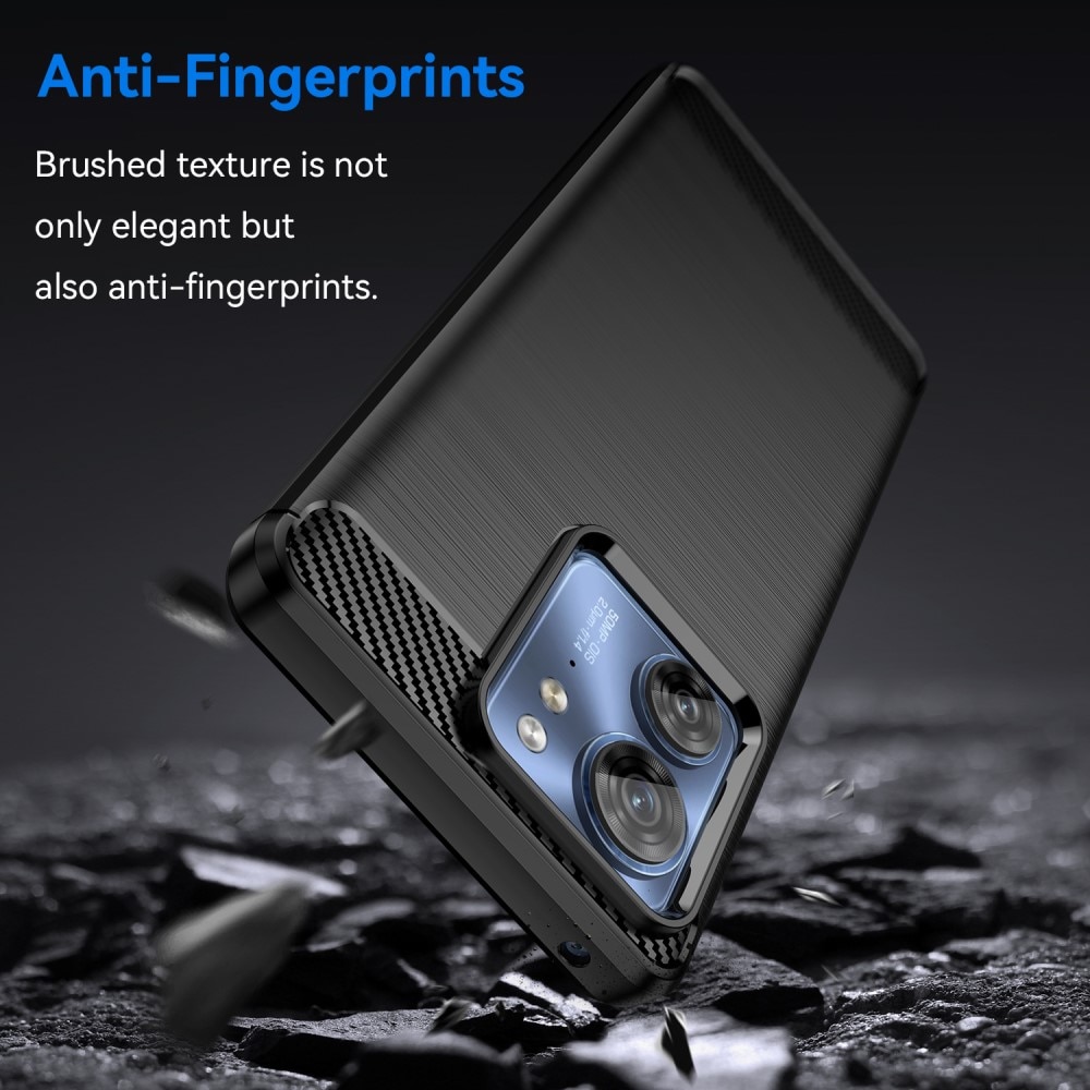 Motorola Edge 40 Skal TPU Brushed Black