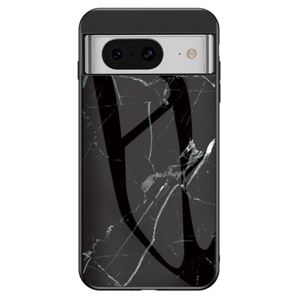 Skal Härdat Glas Google Pixel 8 svart marmor