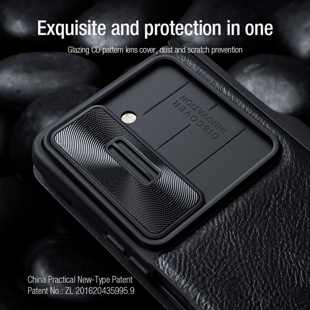 Qin Pro CamShield with Pen slot Galaxy Z Fold 5 Black