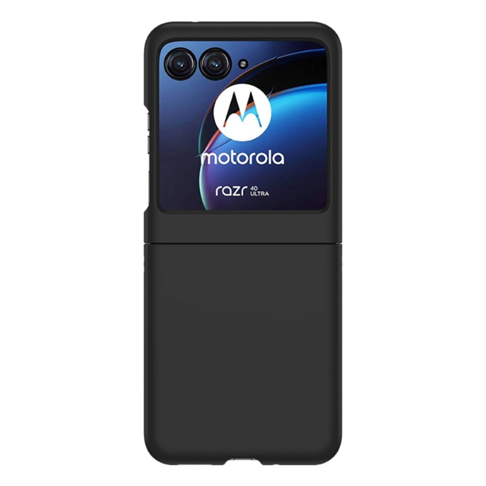 Hårdskal med inbyggt skärmskydd Motorola Razr 40 Ultra svart