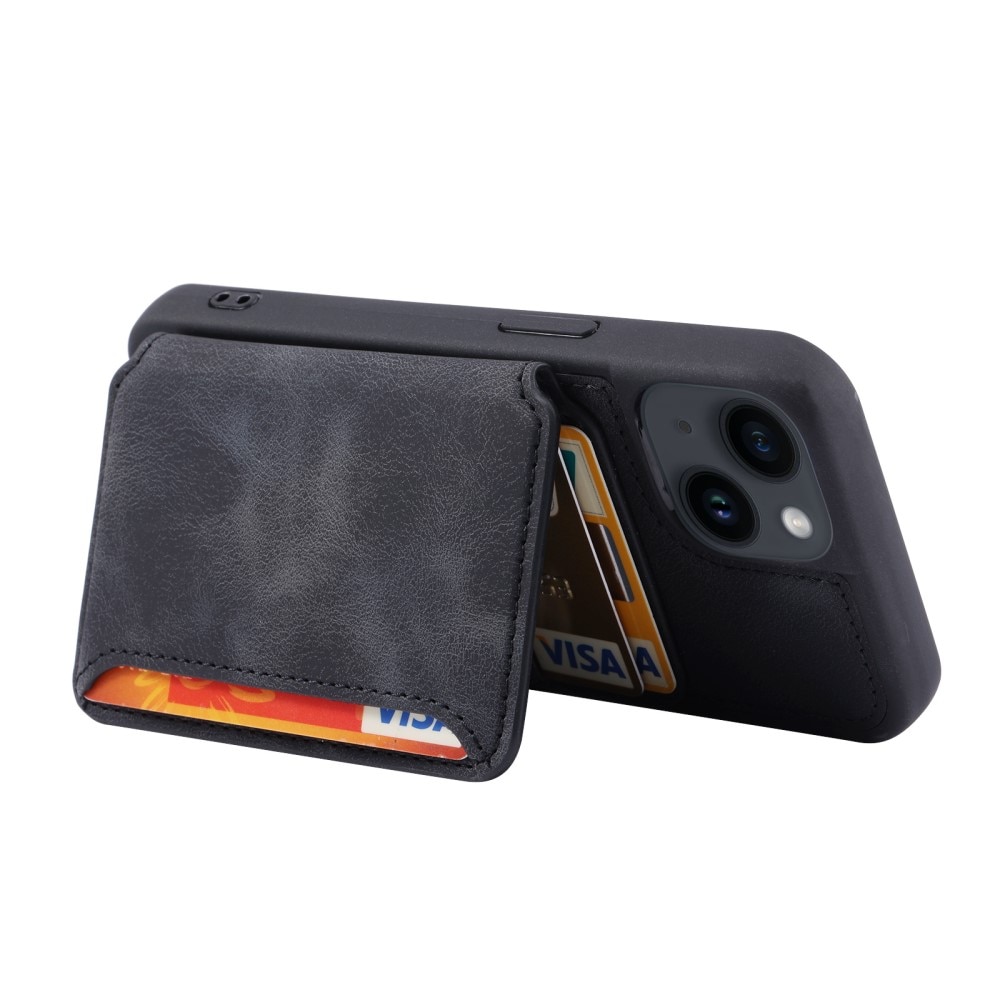 Skal Multi-slot RFID-skydd iPhone 15 svart
