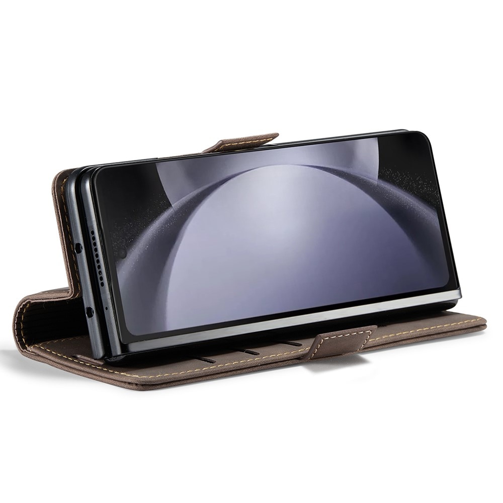 Slim Plånboksfodral Samsung Galaxy Z Fold 5 brun