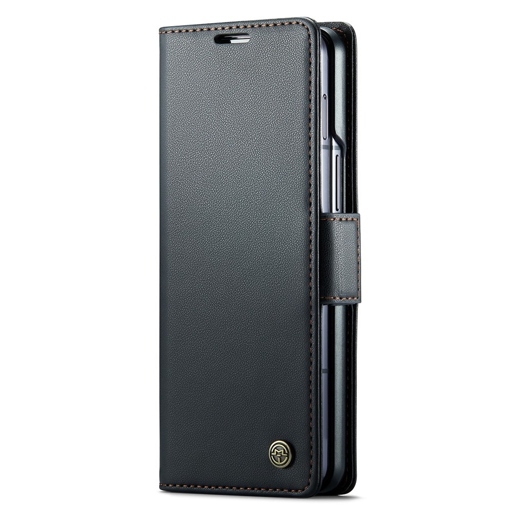 Slim Plånboksfodral RFID-skydd Samsung Galaxy Z Fold 5 svart