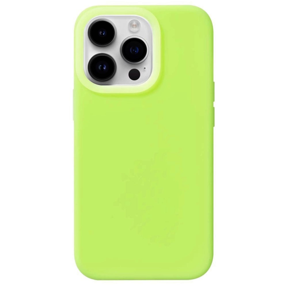 Silikonskal Jelly iPhone 15 Pro grön