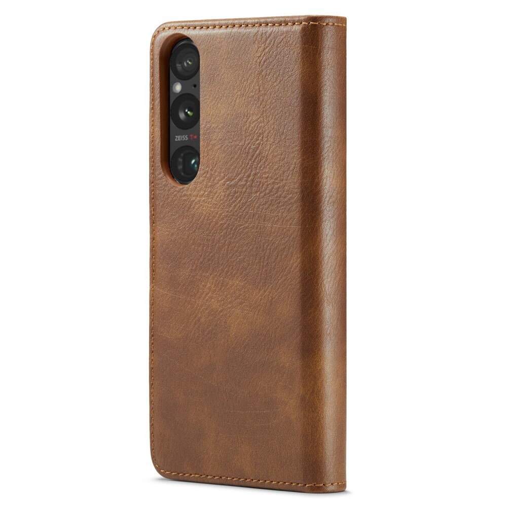 Magnet Wallet Sony Xperia 1 V Cognac