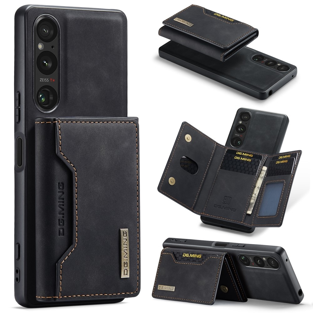 Magnetic Card Slot Case Sony Xperia 1 V Black