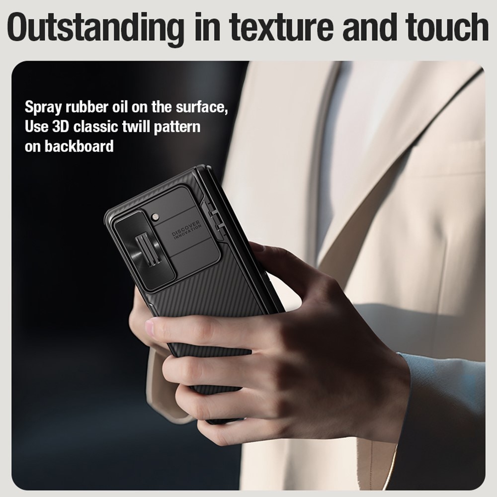 CamShield Fold Skal med Kickstand Samsung Galaxy Z Fold 5 svart