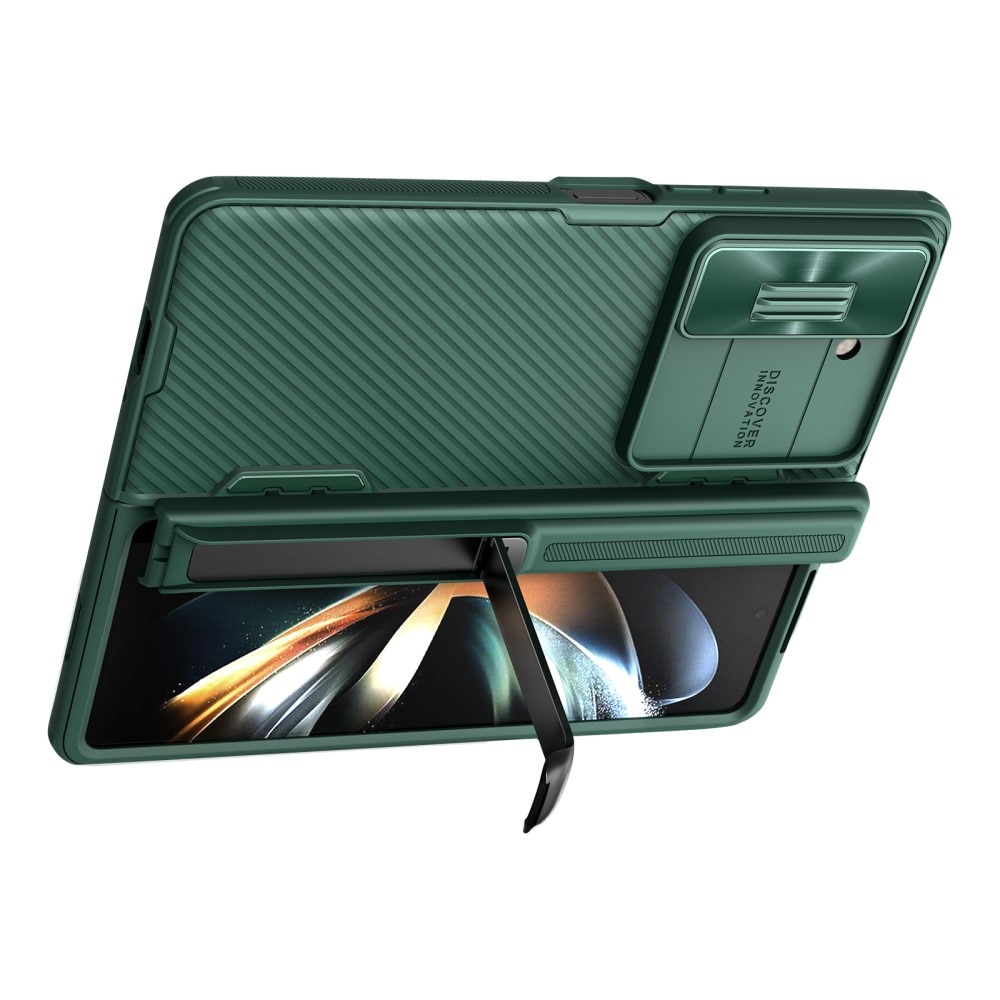 CamShield Fold Skal med Kickstand Samsung Galaxy Z Fold 5 grön