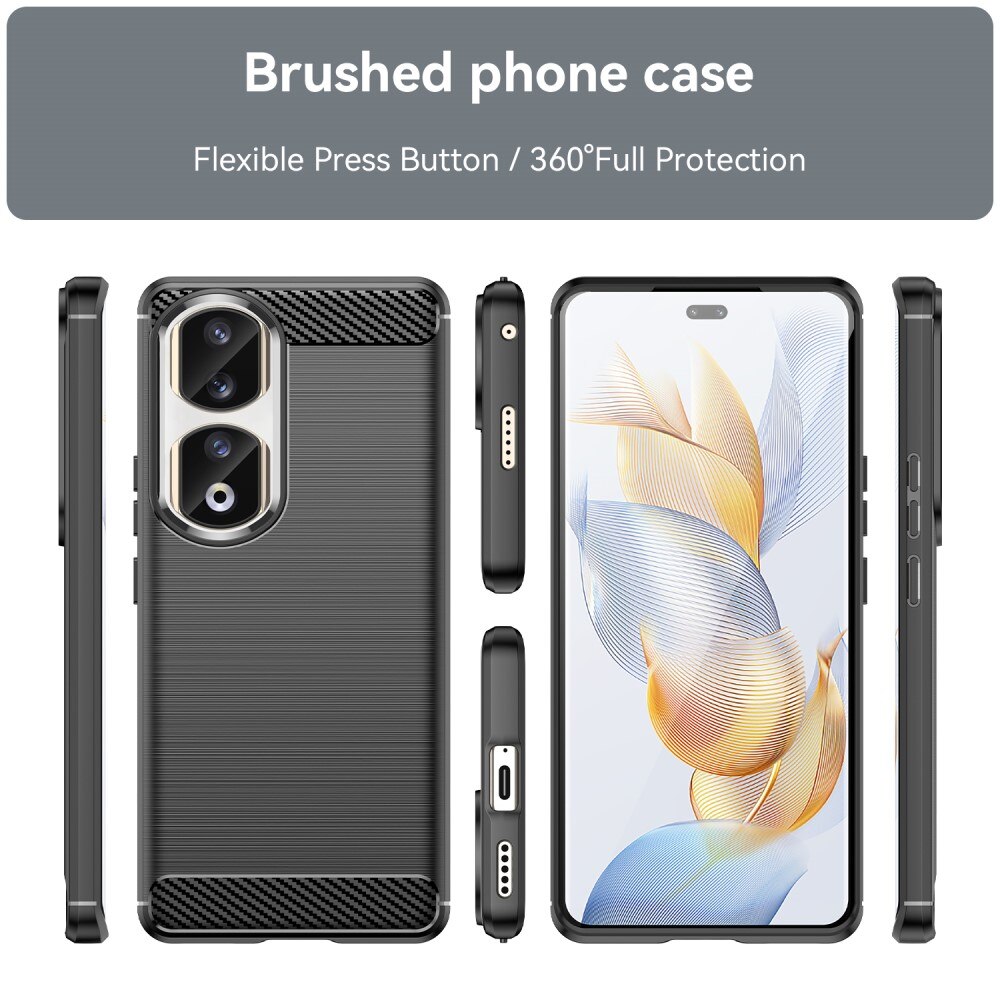  Honor 90 Pro Skal TPU Brushed Svart